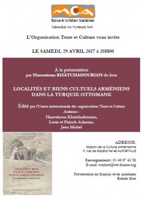 Prochaine présentation du livre 